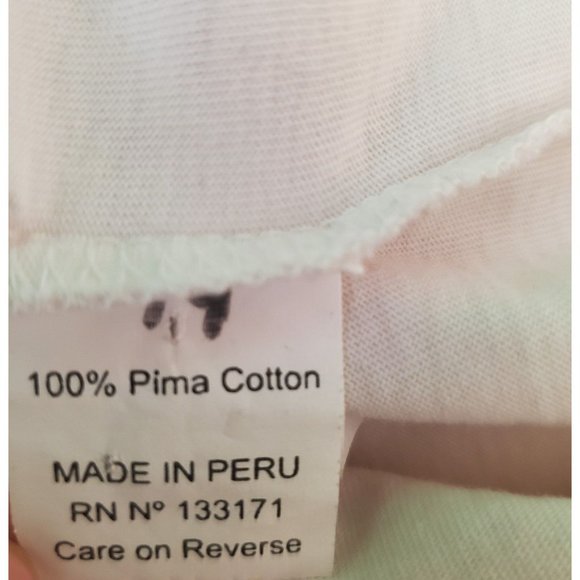 Planet Laura G Boxy Pima Cotton Pink Tee Top Tunic Tshirt Oversized Jersey Sz OS - Picture 6 of 6